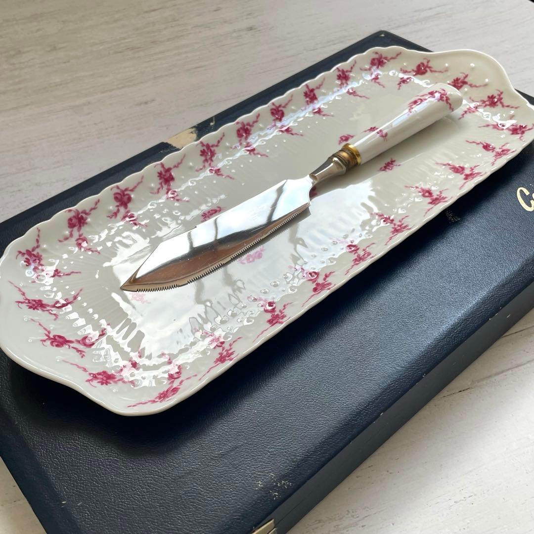 希少 リモージュ ジョル ジュボワイエ バガテル ロングプレート