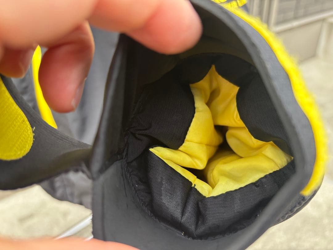 Pazdesignライジャケチャック難有 ウォームジャケットセット黒黄 値引