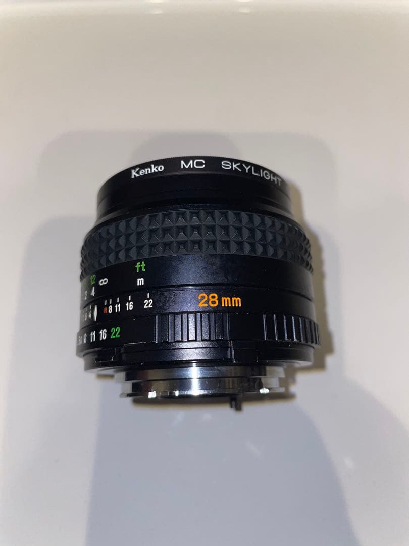 美品！ミノルタ　ロッコール28mm f2.8 レンズ　MDマウントオールドレンズ 売り切れ MINOLTA MD W.ROKKOR 28mm F2.8（中古 SRマウント オールド