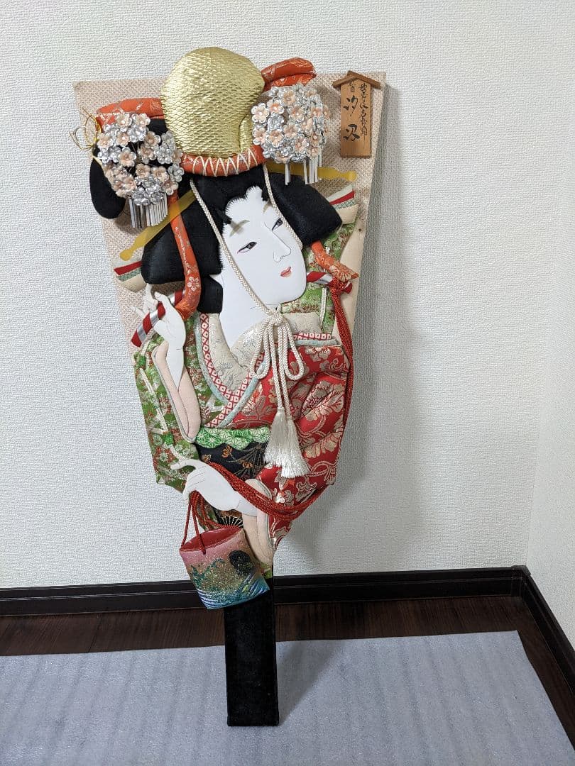 【送料無料】27号 伝統 羽子板 特大 生産終了 ヴィンテージ 古典羽子板飾り 18号 ケース/板立て選択可能タイプ 73EH-64 | 羽子板