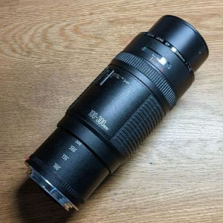 CANON EF 100-300mm 望遠レンズ - メルカリ