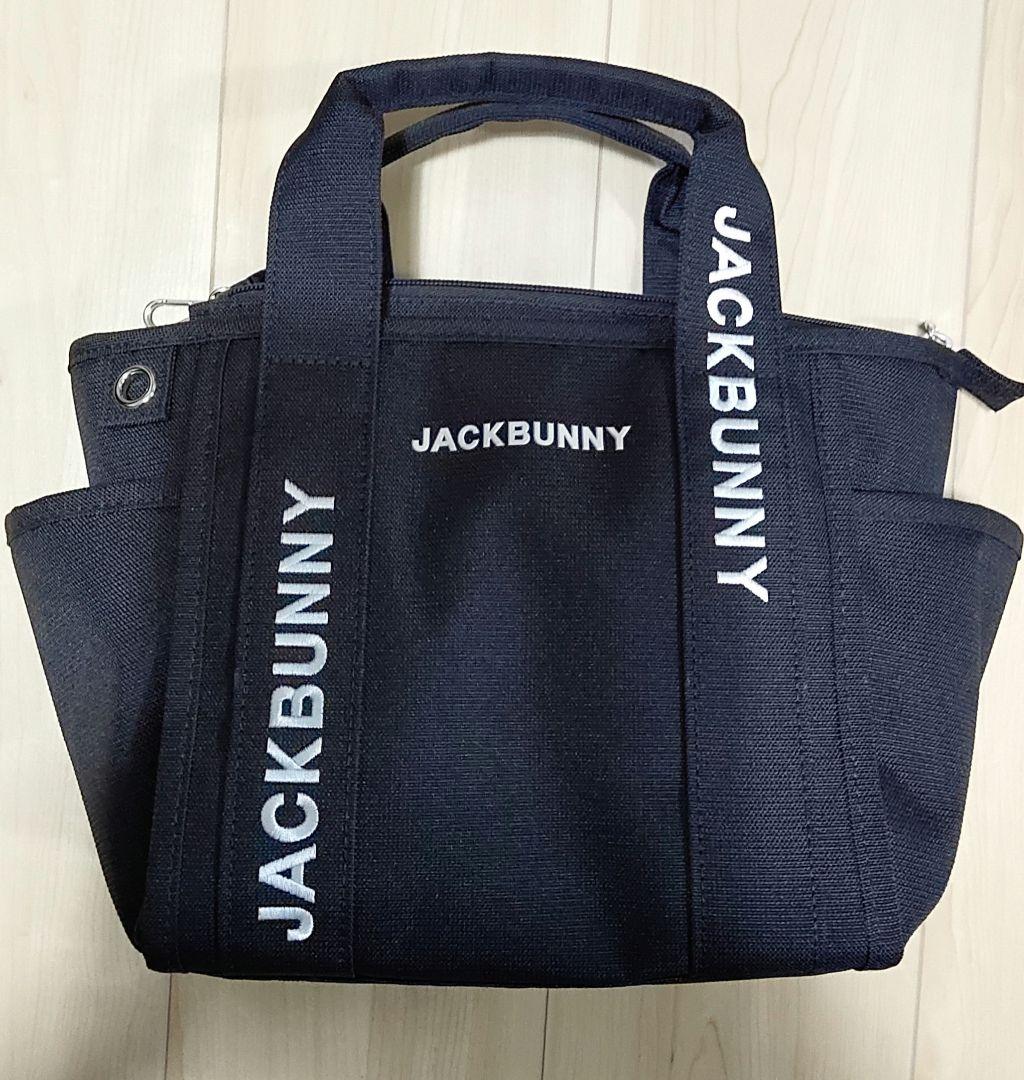 ジャックバニー　カートバッグ　未使用! Jack Bunny!!（ジャックバニー） カートバッグ レッド×黒 ロゴ刺しゅう