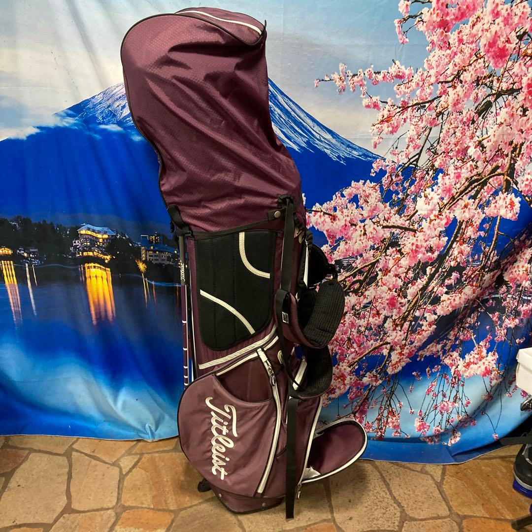 寶BU-1072 Titleistキャディバッグ 内径24cm 2.5kg