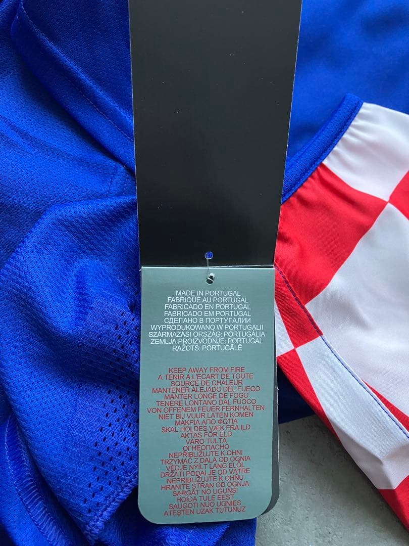 激レア 04-05 クロアチア代表 NIKE 長袖アウェイユニフォーム 選手仕様