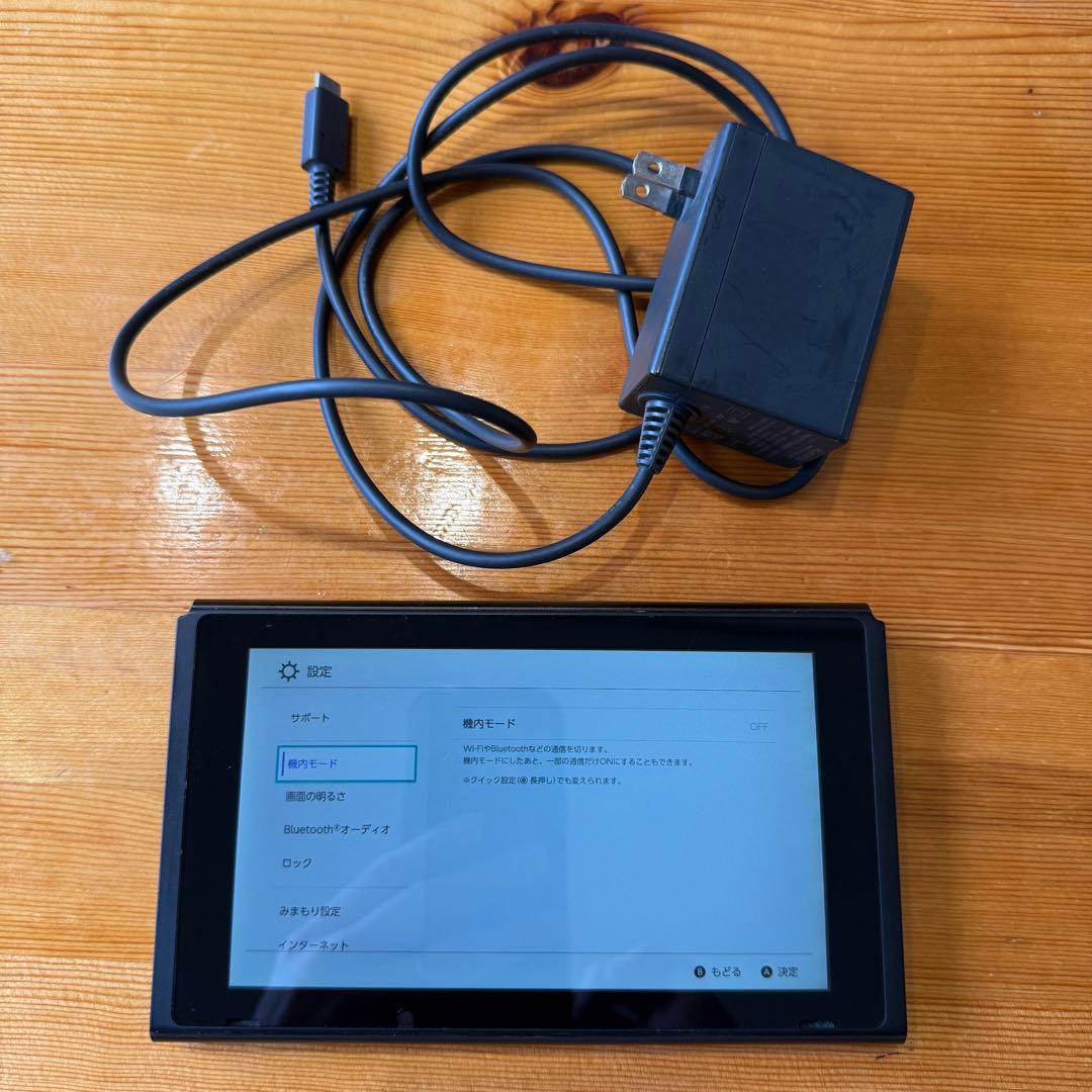 Switch本体液晶+純正ACアダプタ Nintendo Switch - Nintendo Switch 純正ACアダプター 現状販売の通販