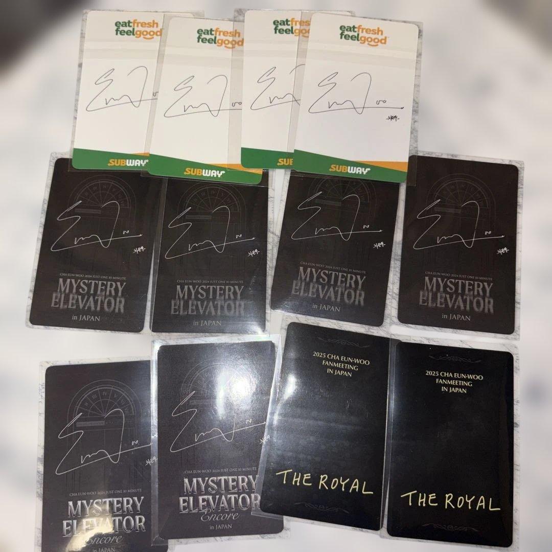 ASTRO ウヌ トレカ 入場特典 サブウェイ セット - メルカリ
