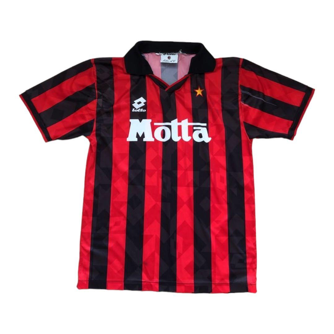 レア ACミラン ユニフォーム 93 94 lotto motta サッカー - メルカリ