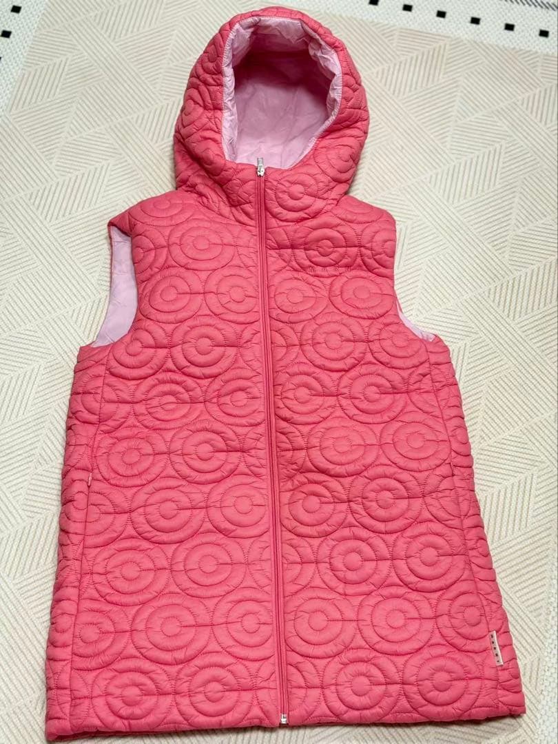 MARNIマルニ ピンク キルティングベスト ダウンベスト ゴルフ MARNI（マルニ） ダウンベスト アウター Kids ＆ Junior キルティング