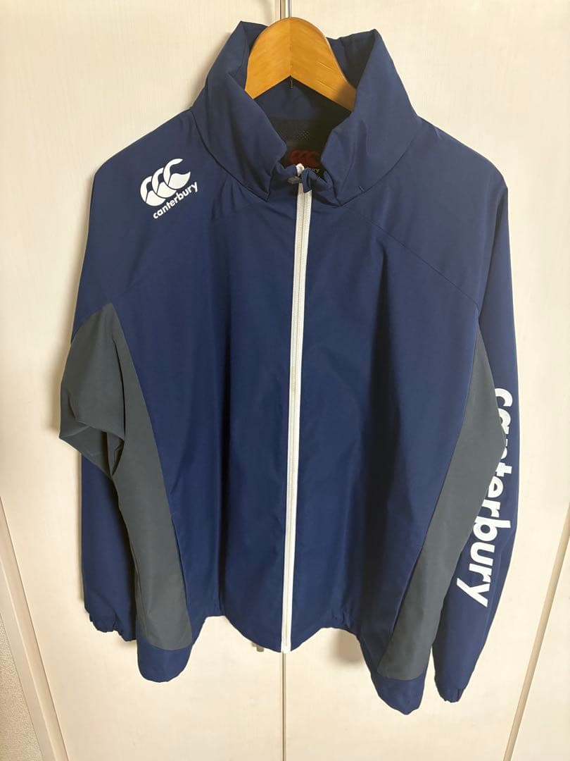 ★【昨年モデル】canterbury フード付きジャケット XL ネイビー カンタベリー（Canterbury） ウィンドブレーカー メンズ ラグビー