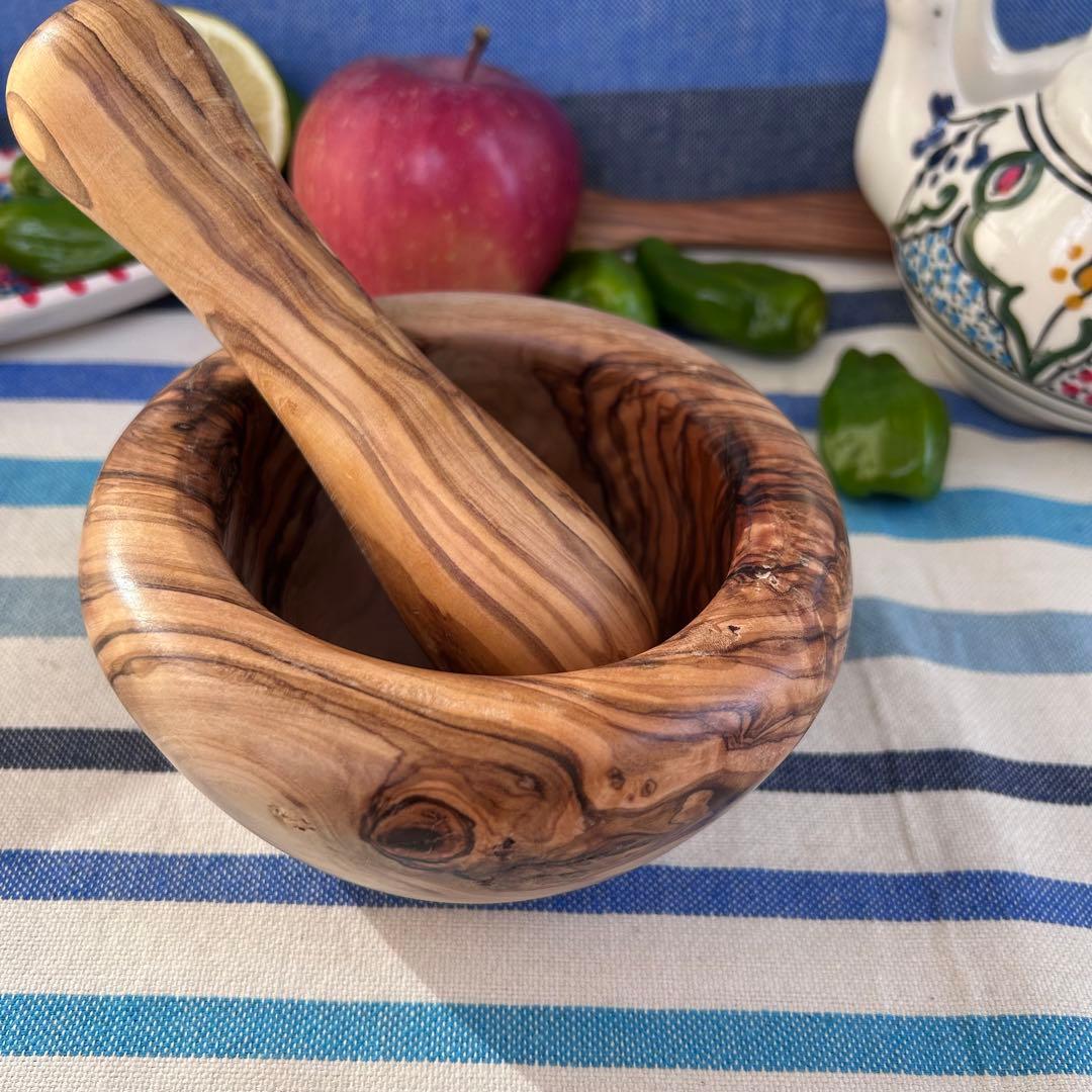 オリーブの木　スパイスマッシャー すり鉢すりこ木セットC 43ec42a82b42d8e6d96198b4bf6ac6