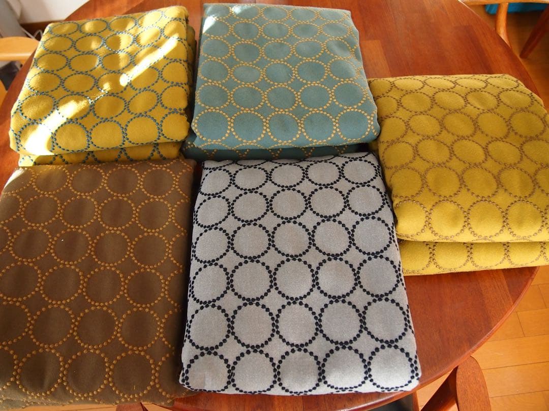 ミナペルホネン ハンドメイド オーク スツール タンバリン 生地 チェア