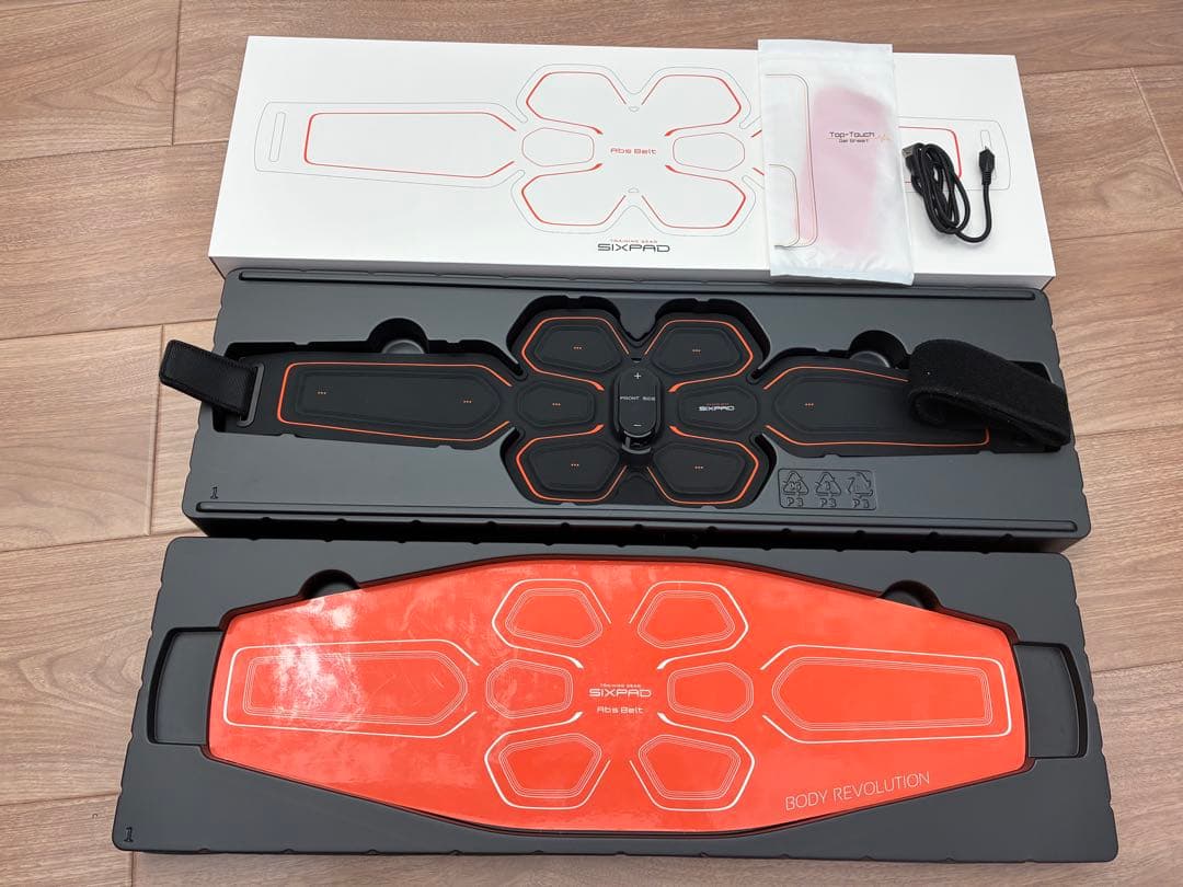SIXPAD AbsBeltシックスパッド アブズベルト✴︎未開封パッド付き 保証付】【国内正規品】 シックスパッド アブズベルト SIXPAD Abs Belt