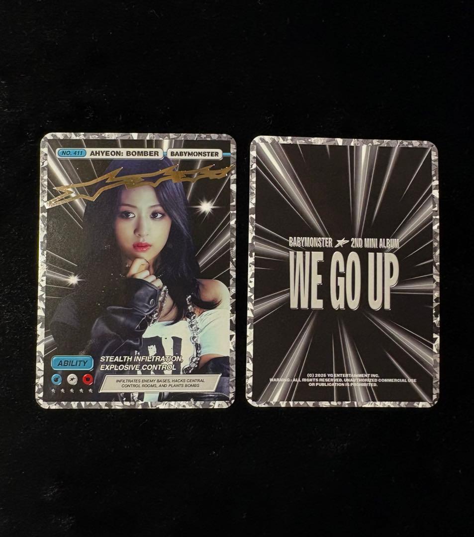 BABYMONSTER 海外限定トレカ [WE GO UP] AHYEON - メルカリ