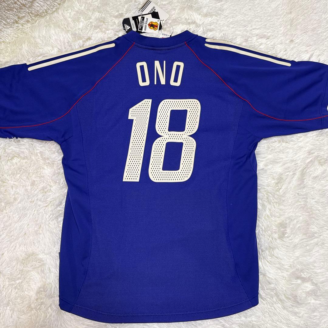 未使用】日本代表 ユニフォーム 2002年 日韓 W杯 背番号 18 小野伸二