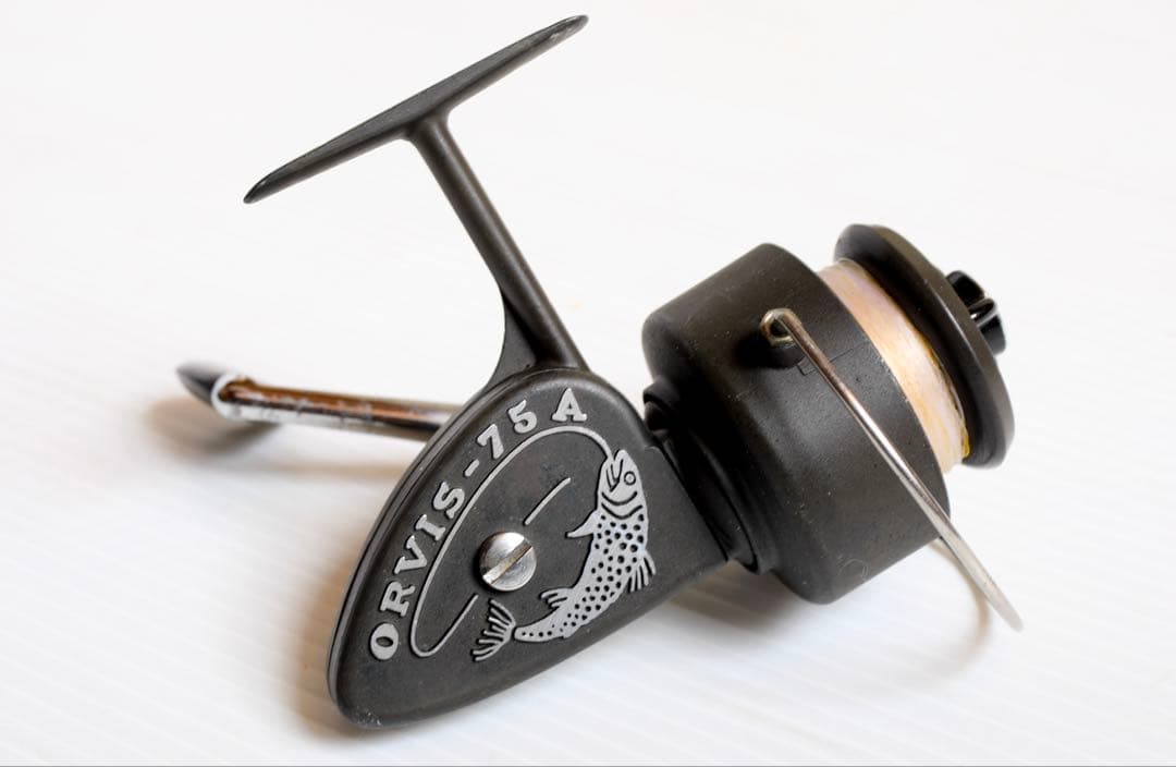 ORVIS 75A スピニングリール(レフトハンドモデル) Orvis 75A Made by Coptes in Italy Spinnig Reel with Box Mint