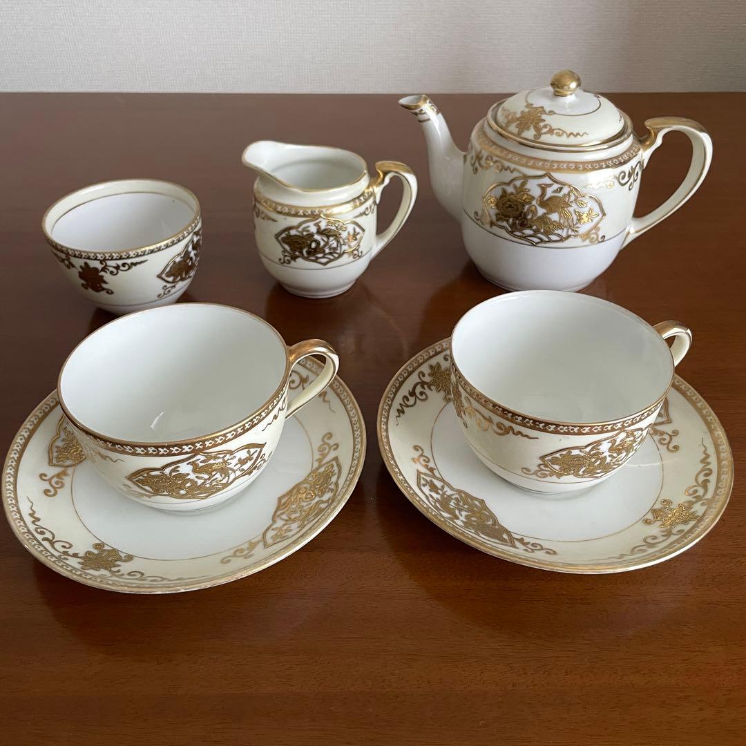 キ*キ様 オールドノリタケ ティーセット - メルカリ