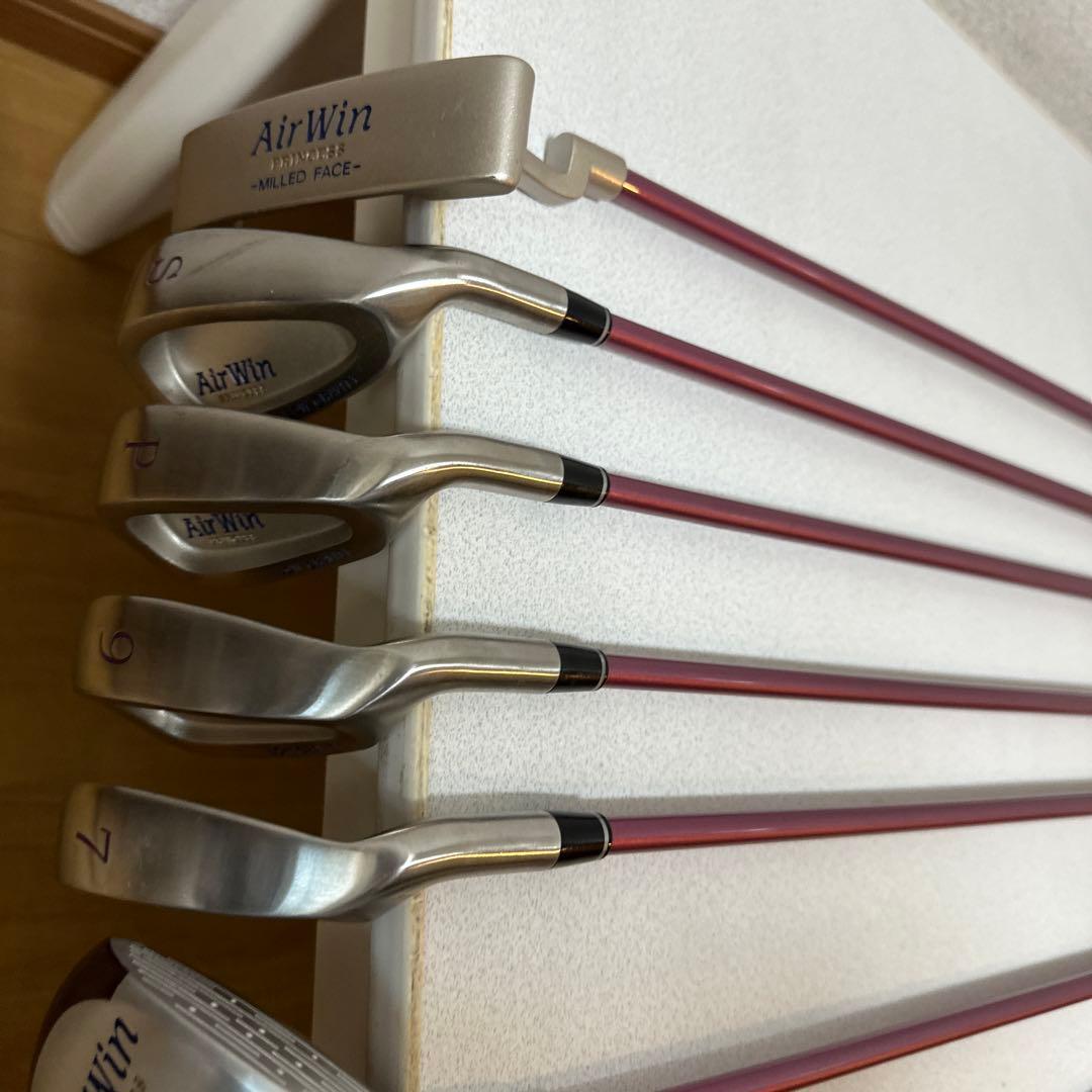 極上品】AirWin エアーウィン レディース ゴルフクラブセット - メルカリ