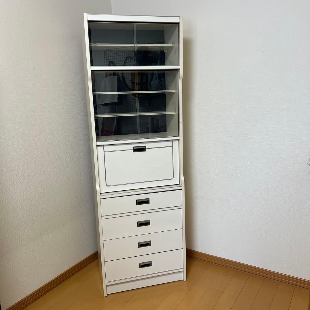 昭和レトロ レトロポップ 食器棚 ガラス 昭和レトロ 食器棚 ガラスキャビネット ガラス棚 レトロポップ