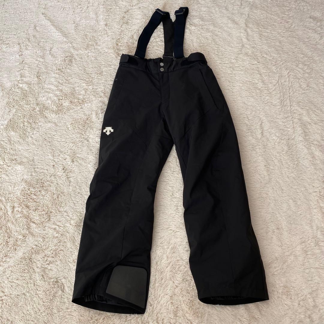 美品♪デサント オガサカ メンズM スキーウェア上下セット 黒赤 - メルカリ