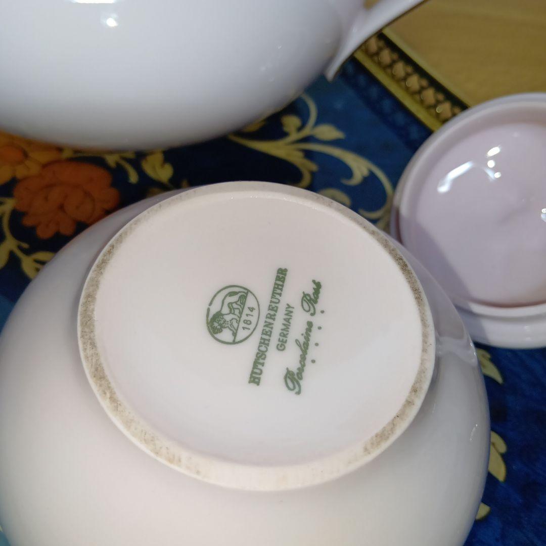 フッチェンロイター ポーセリンローズ ピンク ティーポット セット