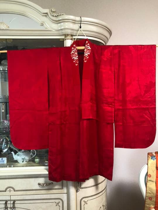 7才着物/美品】七五三着物フルセット ロイヤルブルー ※着画写真右側