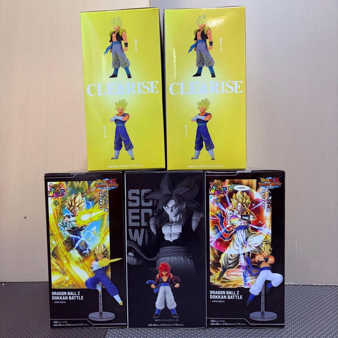 ドラゴンボール ベジット&ゴジータ フィギュア5体セット ドッカン