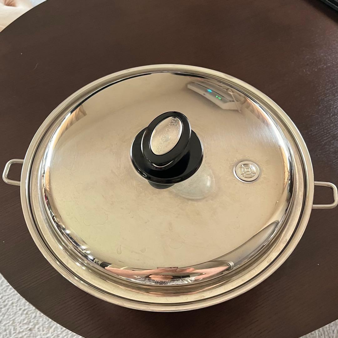 gangurokoさん専用 SALADMASTER 6QT 両手鍋 限定版 鍋セット 調理器具 ステンレス 深型両手鍋22cm 満水容量6000ml パスタ