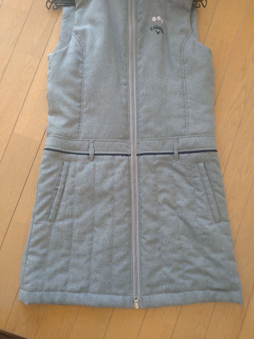 キャロウェイ フード脱着可付 中綿入 ワンピース М グレー - メルカリ