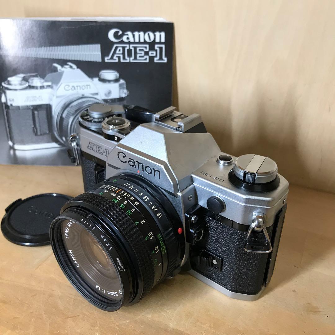 モリ-様専用品 Canon AE-1 +FD 50mm f1.8 完動美品
