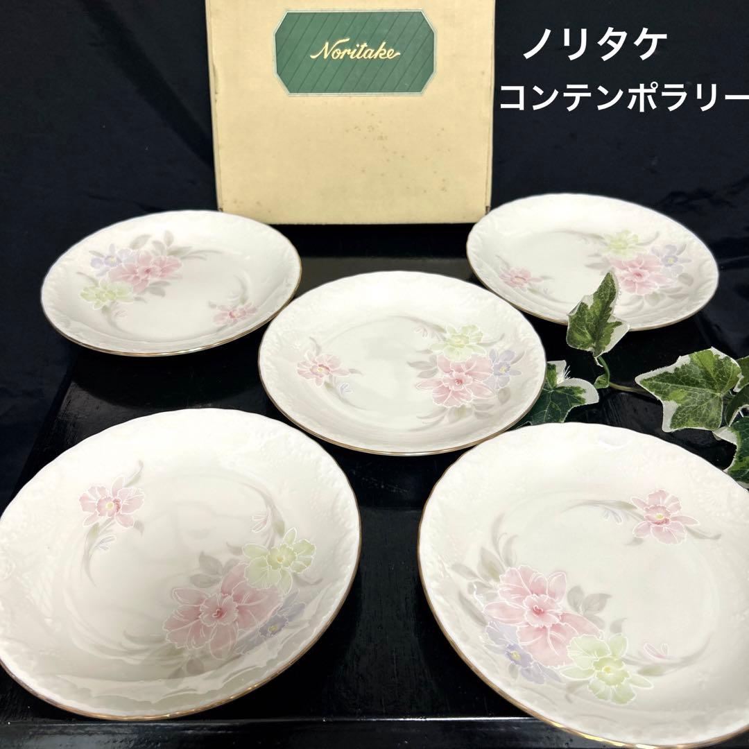 新品 Noritake ノリタケ コンテンポラリー 金彩ピンクカトレア