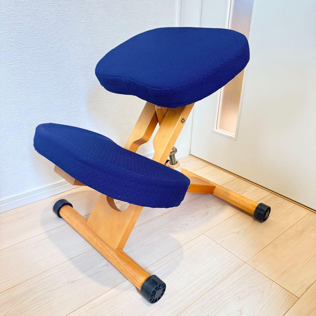宮武製作所 プロポーションチェア バランスチェア ブルー 姿勢矯正