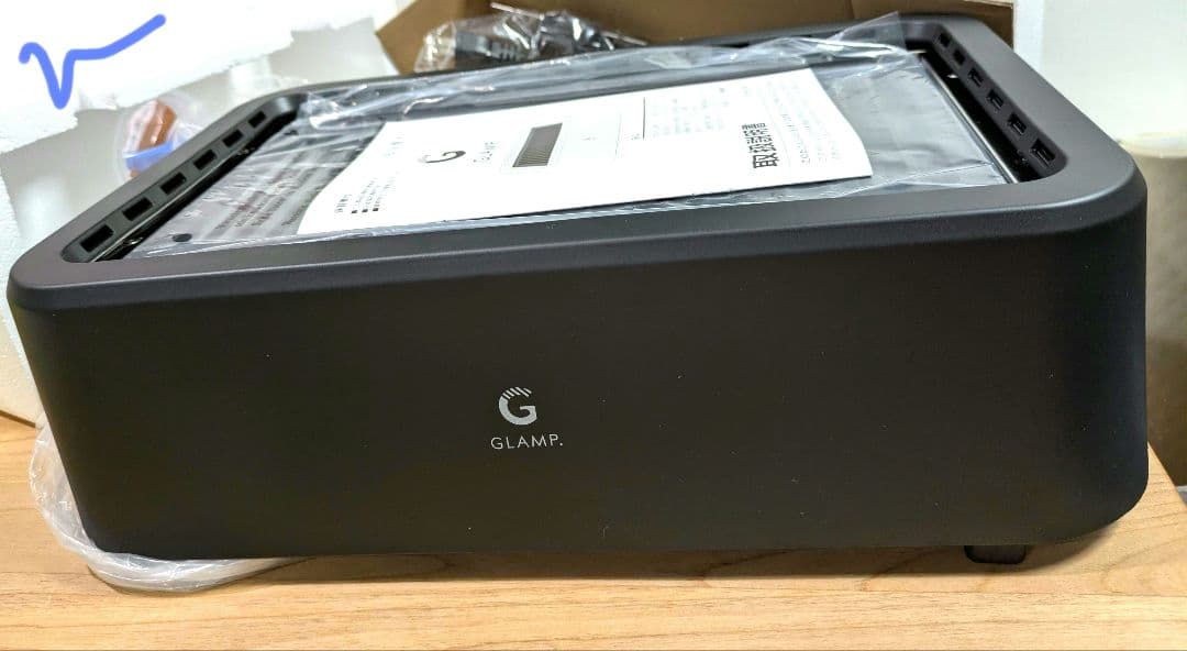 新品 GLAMP． 超少煙グリル 遠赤外線 ヨドバシお年玉箱 2026福袋 保証 クラファン史上最高売上の超少煙グリル】半年で5,800万円超！圧倒的に