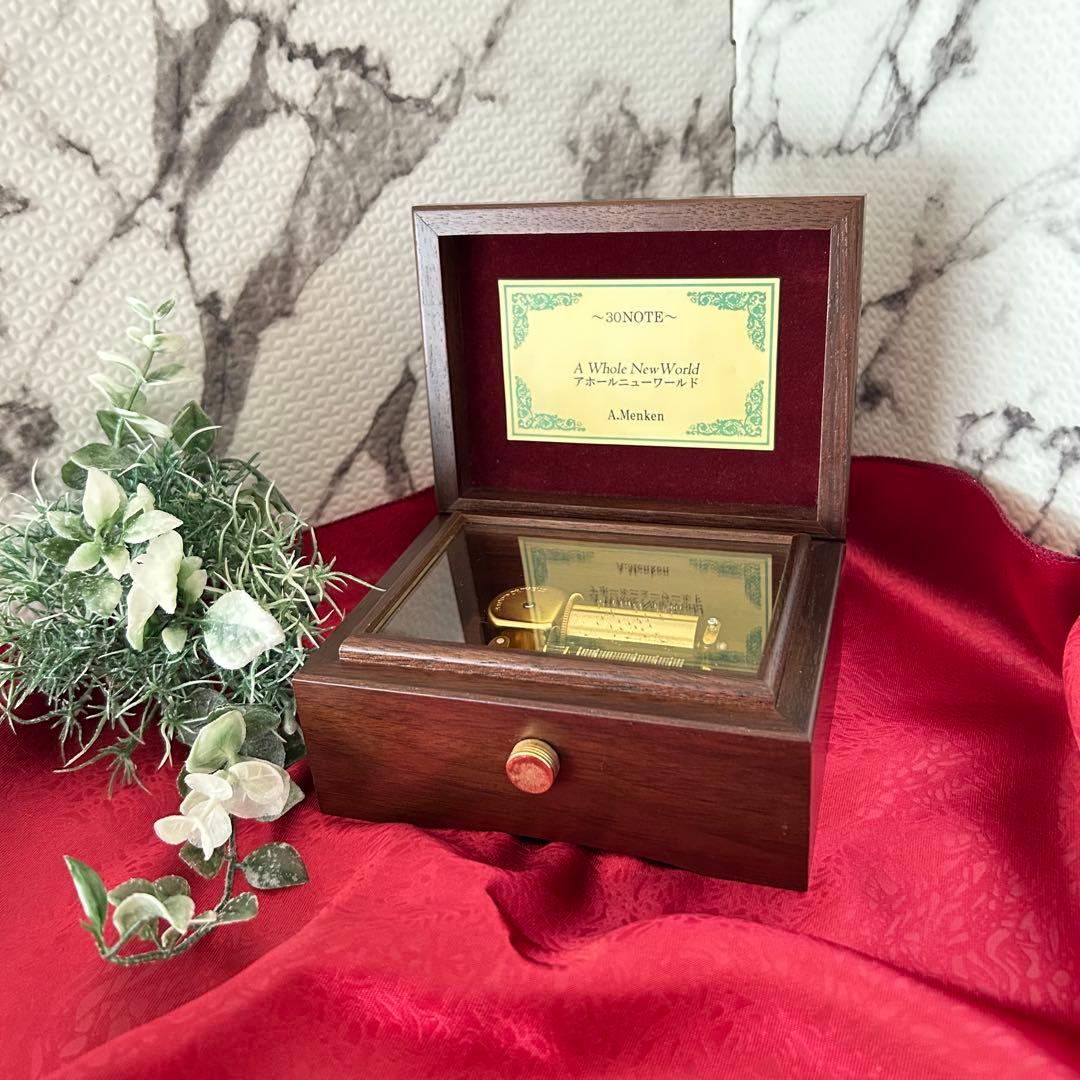 [美品]サンキョーオルフェウス　オルゴール30NOTOアホールニューワールド 美品]サンキョーオルフェウス オルゴール30NOTOアホールニューワールド