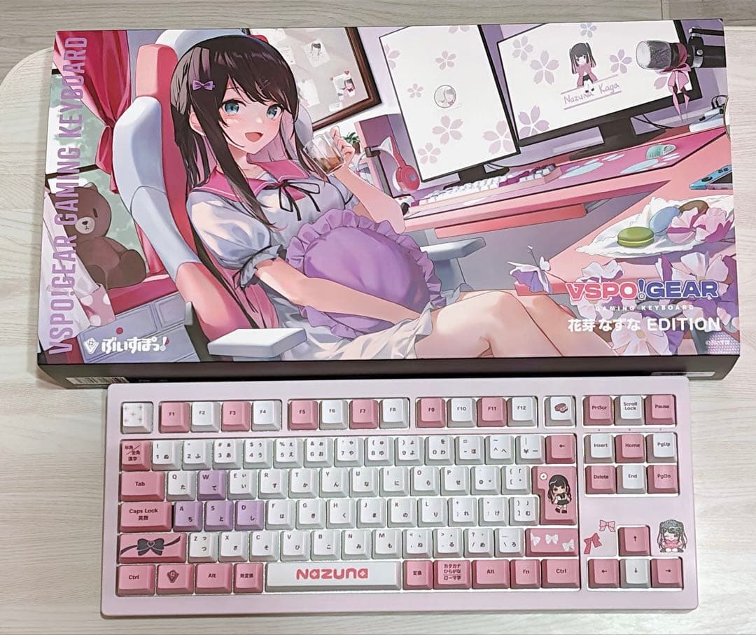 ぶいすぽっ！VSPO GEAR ゲーミングキーボード 第1弾 花芽なずな - メルカリ