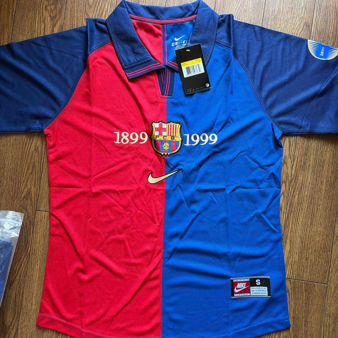 FCバルセロナ 100周年 記念 ユニフォーム 1899-1999 NIKE 楽天市場】ナイキ 1999-2000 100周年 FCB バルセロナ ホーム