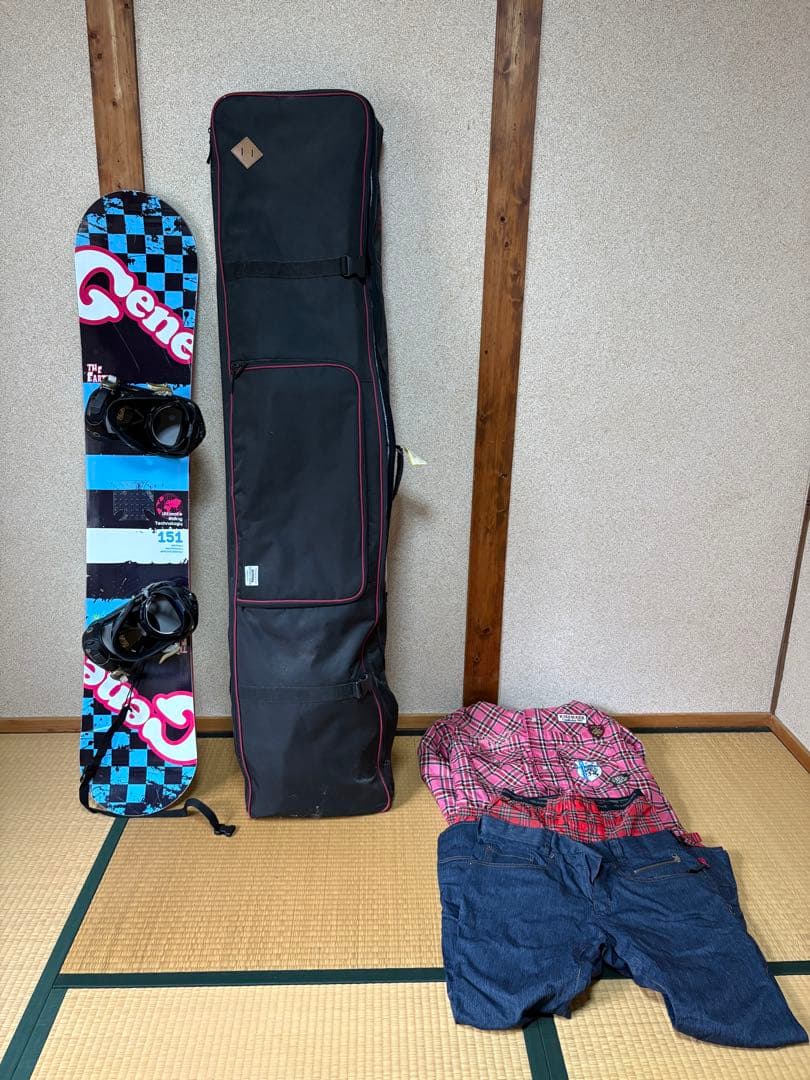 スノーボードバッグとウエアセット JACKFROST13 スノボウェア クラシック スノーボード ウェア 上下セット