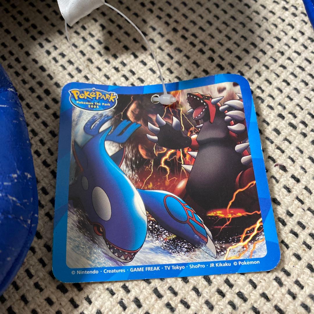 希少 ポケモン ポケパーク2005 限定 ぬいぐるみ カイオーガ タグ付き