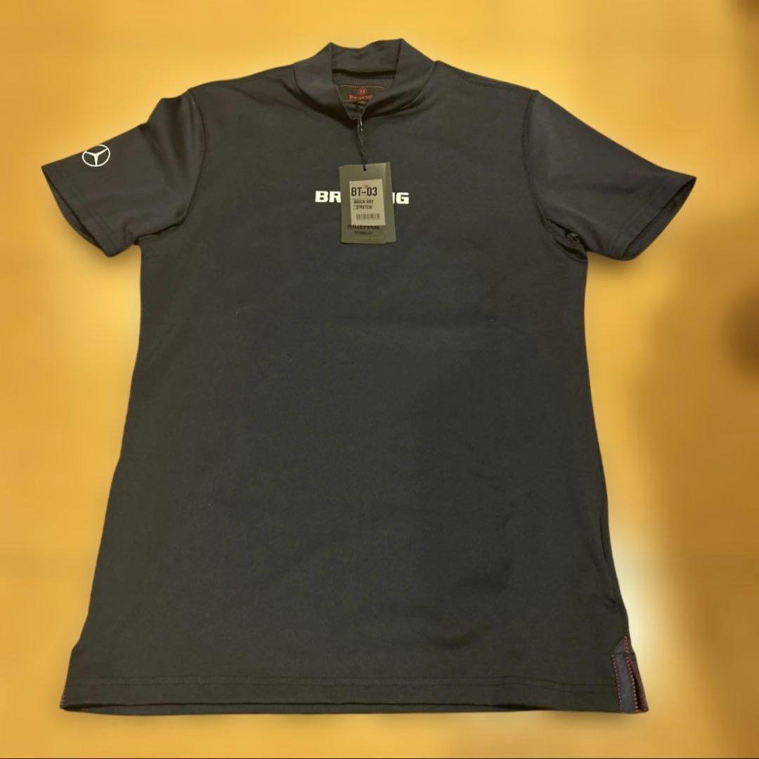 ブリーフィング × メルセデスベンツ ハイネック 半袖 Tシャツ S ゴルフ 口コミ・評価｜ツアー ストレッチ ハイネック半袖シャツ（半袖シャツ