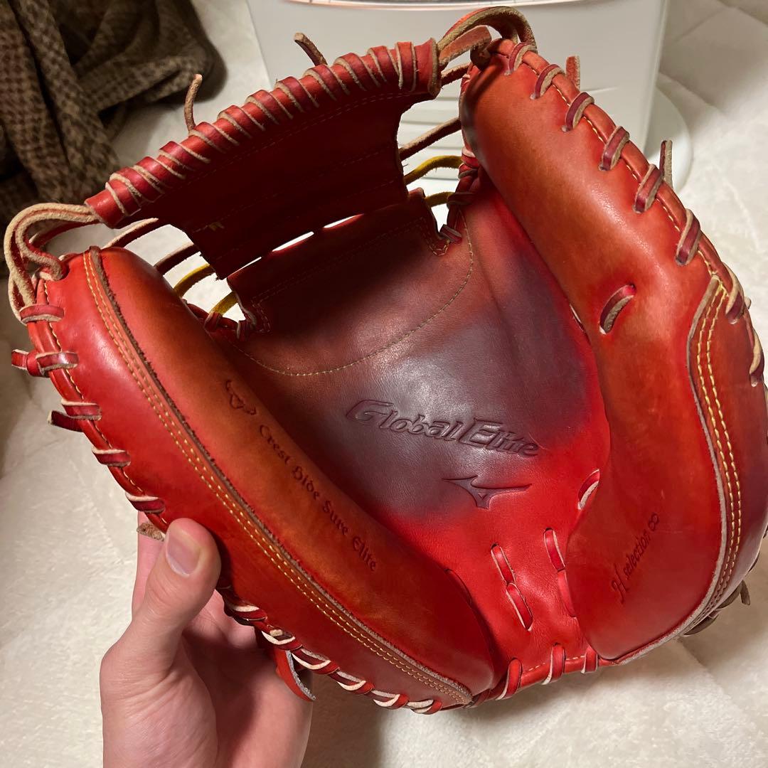 ミズノ　グローバルエリート　硬式用キャッチャーミット　H selection∞ Amazon | MIZUNO(ミズノ) 野球用 硬式 キャッチャーミット グローバル