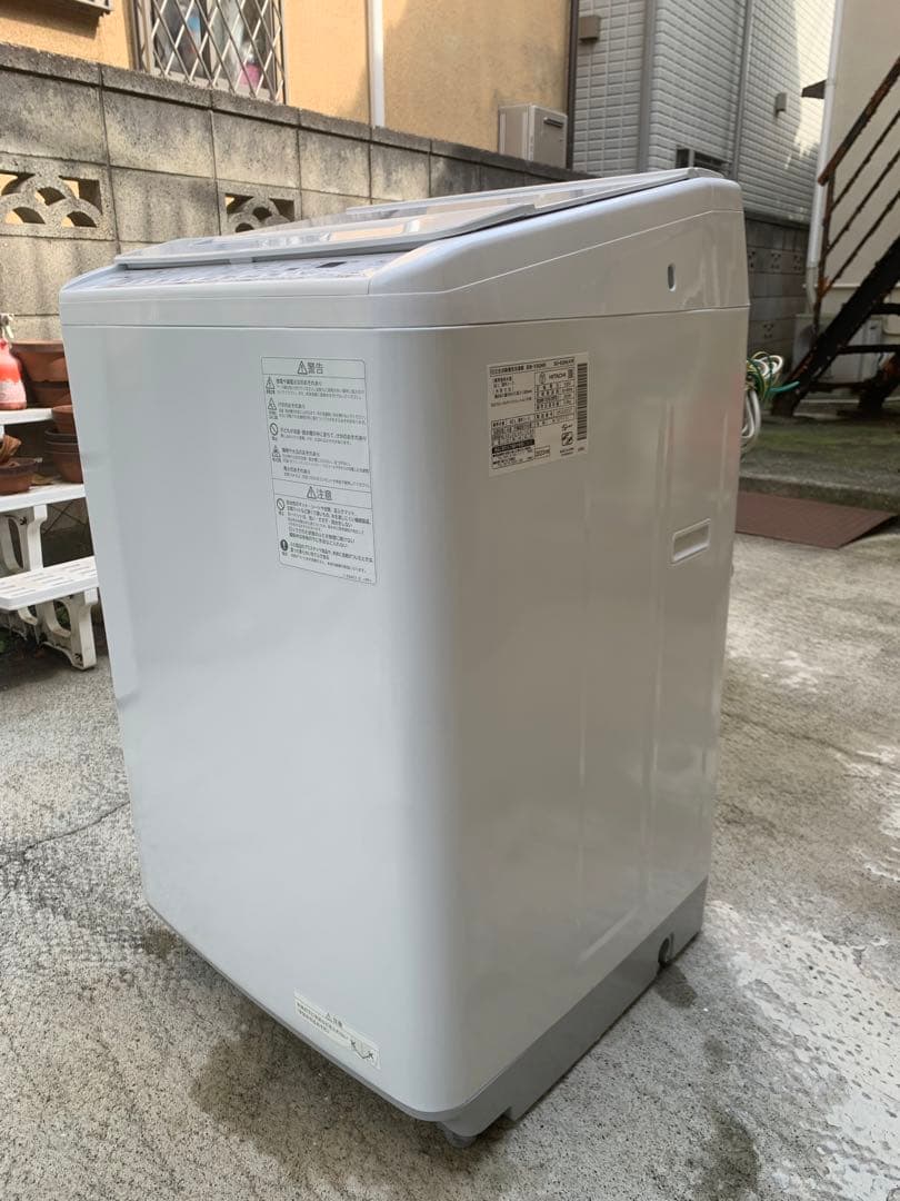 2023年製日立ビートウォッシュ高性能ホワイトラベンダー8kg洗濯機 縦型洗濯