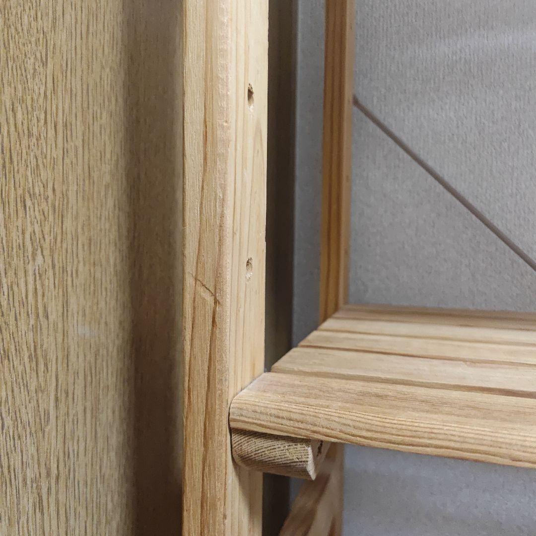 大阪・手渡希望】無印良品 パイン材ユニットシェルフ 4段 オープン