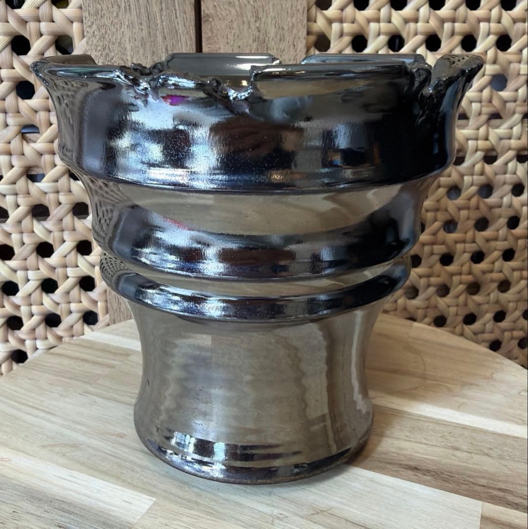 Ogi 荻　GILA鉢　XL アガベ鉢　ギラ GILA」 #陶芸 #陶芸家 #陶器 #磁器 #銀 #金属 #植木鉢 #植物 #鉢 #GILA