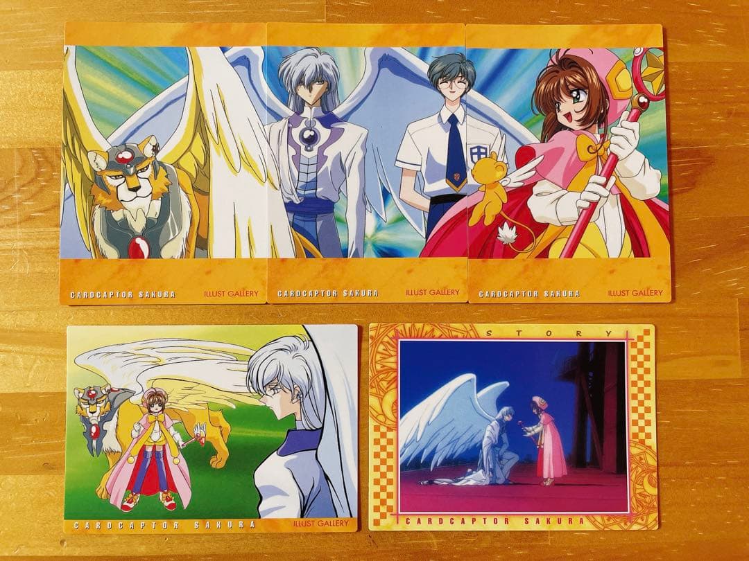 カードキャプターさくら カードダスマスターズ 月 ユエ 5枚 セット 初版 カードキャプターさくら カードダスマスターズ 木之本桜 大道寺知世 5