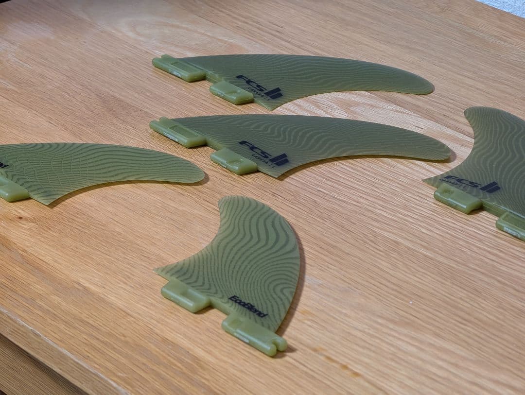 5本セット】 FCS II CARVER トライ クアッド 5フィンセット