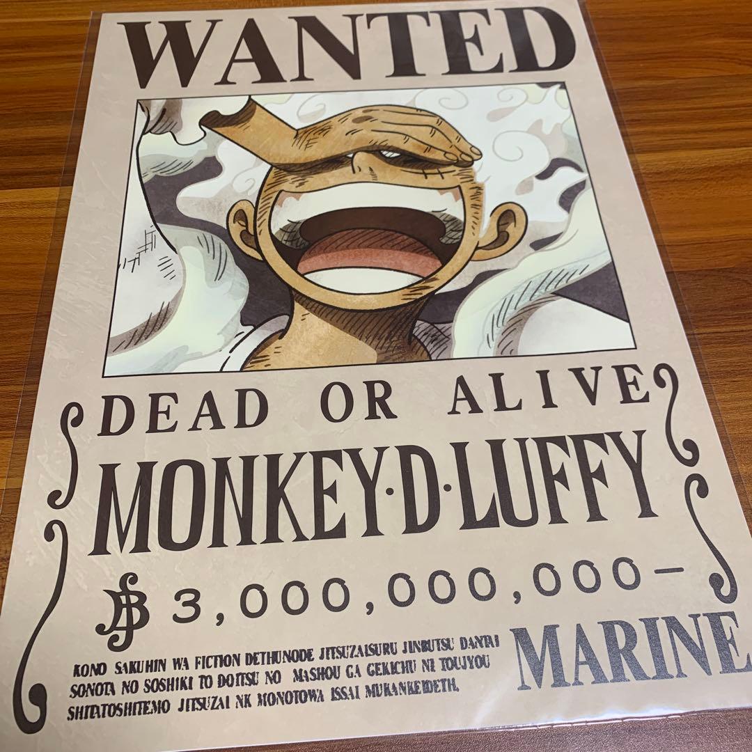 ONE PIECE ワンピース 手配書 ルフィ ニカ - メルカリ