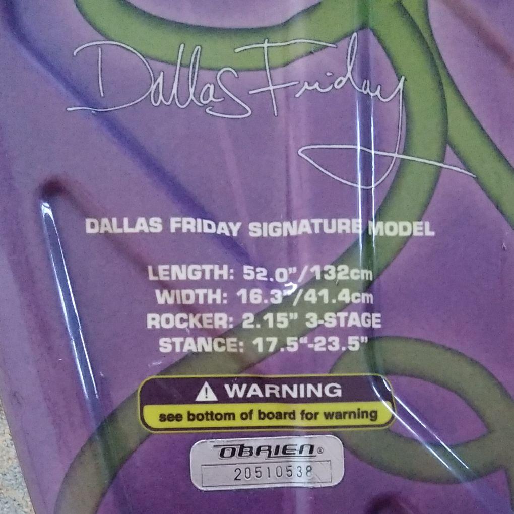 ウエイクボード OBRIEN® DALLAS FRIDAY MODEL ウエイクボード MODEL