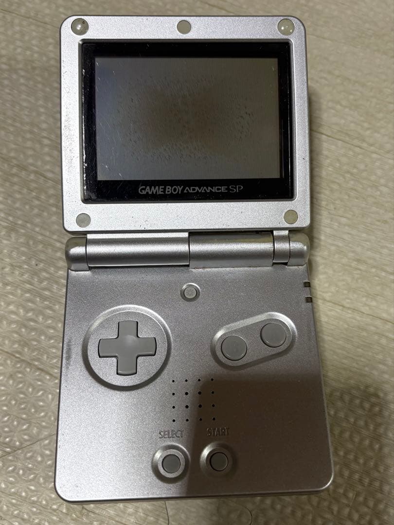 ジャンク ゲームボーイアドバンスSP シルバー 本体 - メルカリ