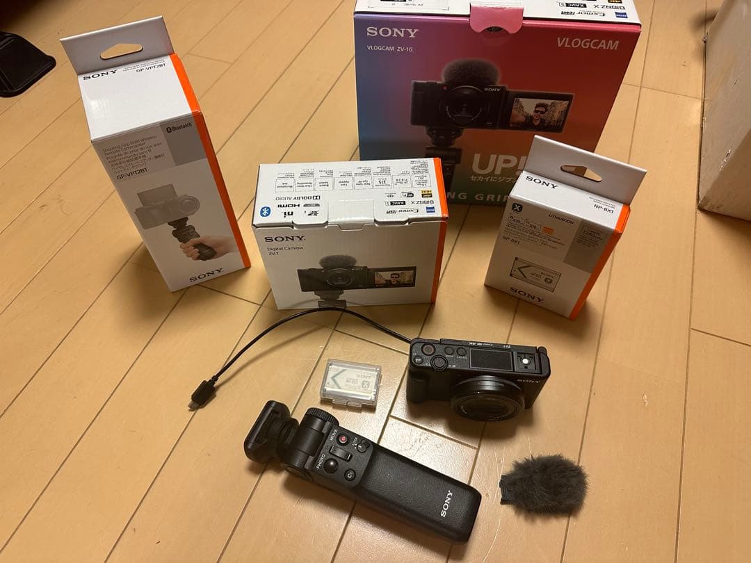 SONY VLOGCAM ZV-1 シューティンググリップ付き SONY VLOGCAM ZV-1 II シューティンググリップキット ブラック ZV
