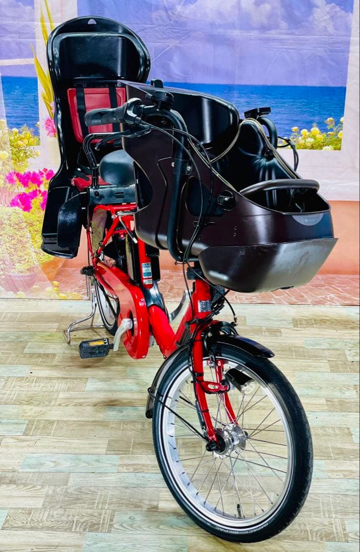 人気モデル！ギュット⭐️12AHパナソニック子供乗せ電動アシスト自転車