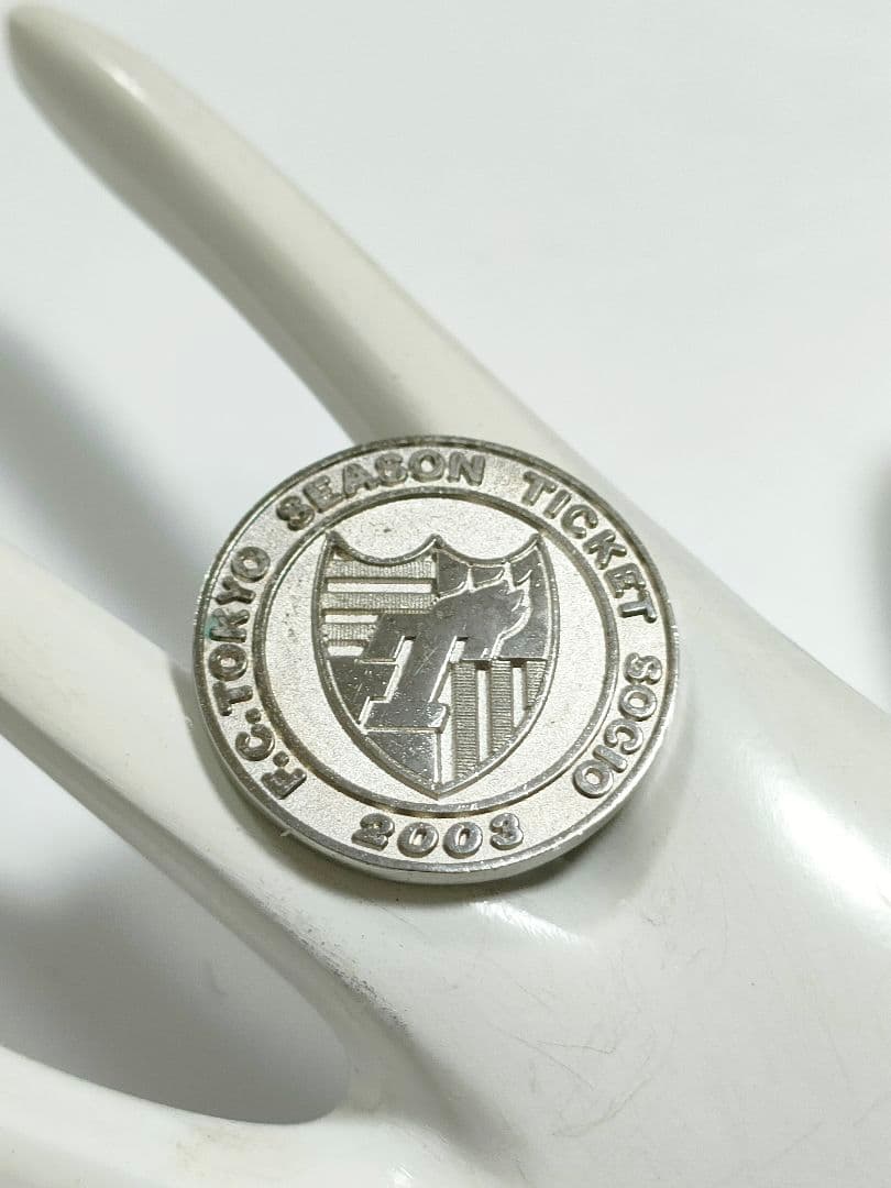 ○5600#1120 FC東京 純銀ソシオ ピンバッチ2003 1024 - メルカリ